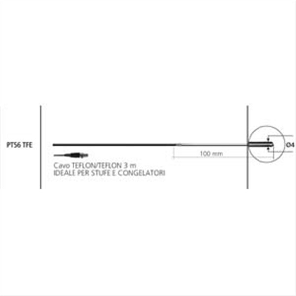 photo SONDA TIPO PT56TFE CAVO 3M TEFLON 1