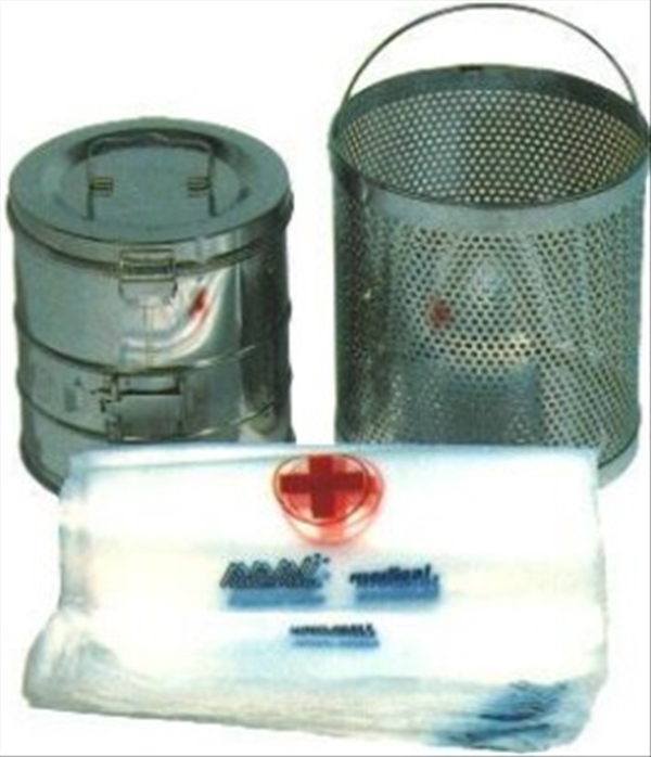photo CESTELLO CHIUSO INOX C/COPERCHIO 1