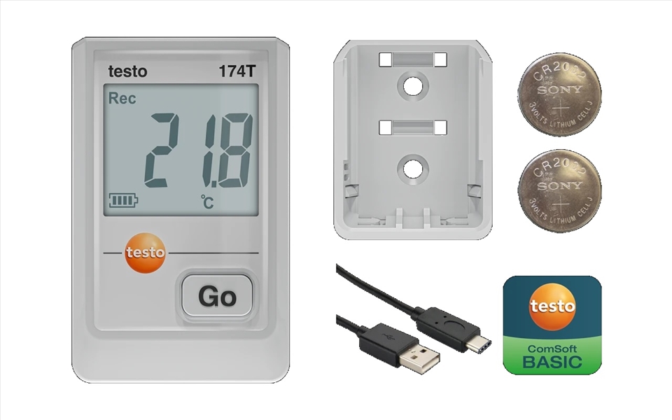 photo MINILOGGER TESTO 174 USB T BIANCO 1