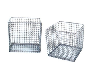 CESTELLI SCOLAVETR.INOX 16X16X16 H.