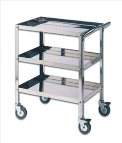 CARRELLO A TRE PIANI 600X400 MM.