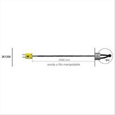 SONDA 3K1200 X TEMP 10K