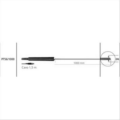 SONDA DI TEMPERATURA PT56/1000